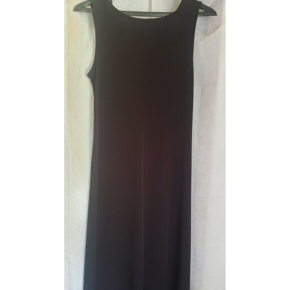 Studio One Maxi Dress Size XS Color Block Striped Blue Black Tan Stretchy - Picture 9 of 12